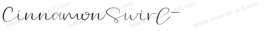 Cinnamon Swirl字体转换